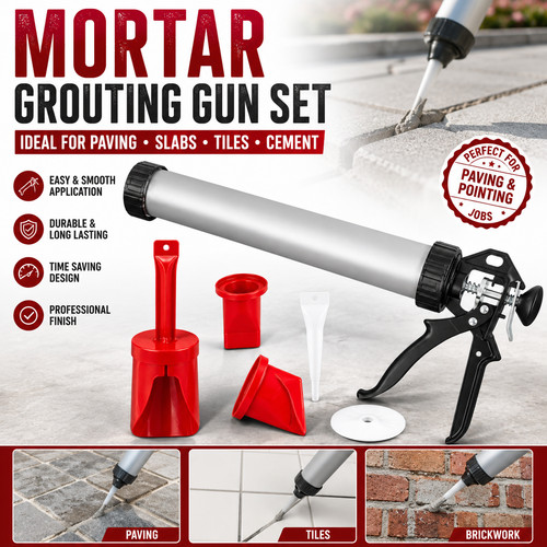 Mortar pointing gun - pointing, grouting
