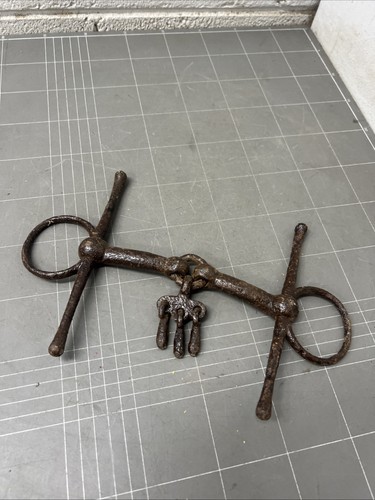 Vintage horse bridle bit - horse, iron
