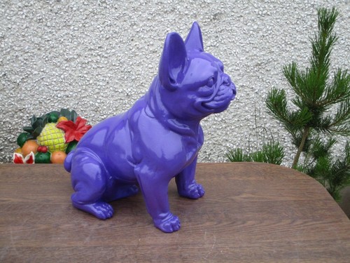 Purple french bulldog - purple,