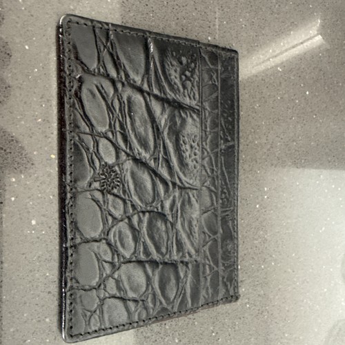 Mulberry black leather card - mulberry,