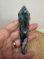 Moss Agate Wand