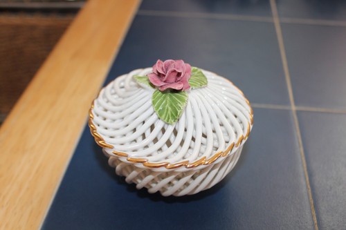 Floral themed ceramic fretwork - ceramic,