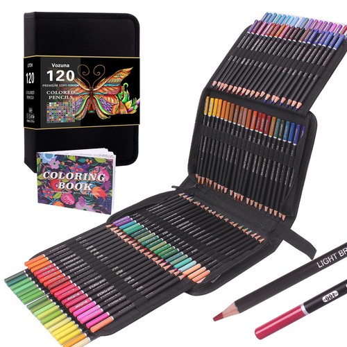 120 colouring pencils - 120, zip-up