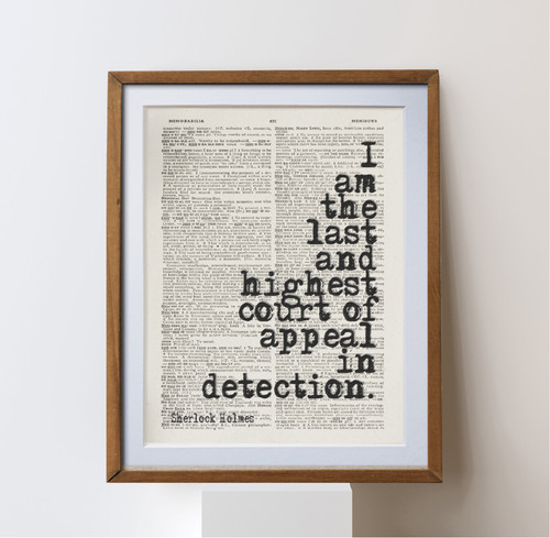 Sherlock holmes quote - sherlock,