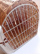 Vintage Wicker Cat Basket