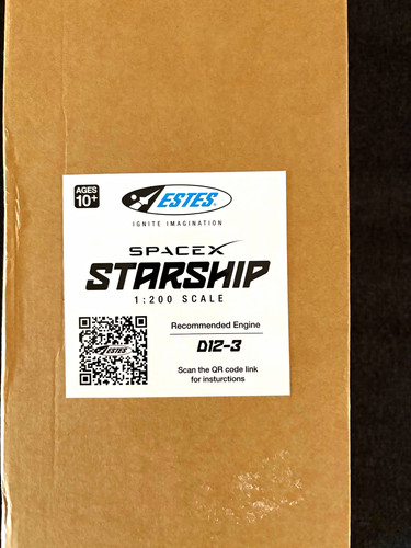Rare limited run estes spacex - rare,