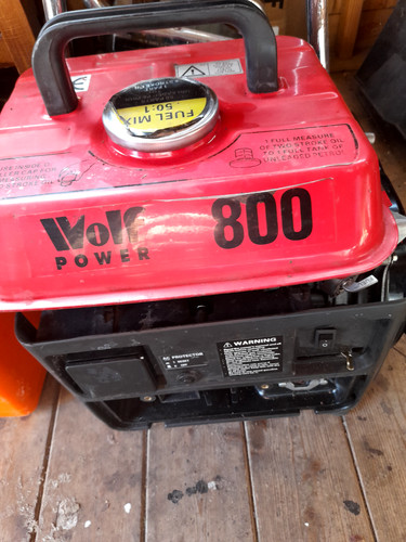 Wolf 8oo generater spares - 8oo, or