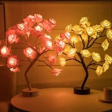 UK Rose Tree Lamp Flower Night