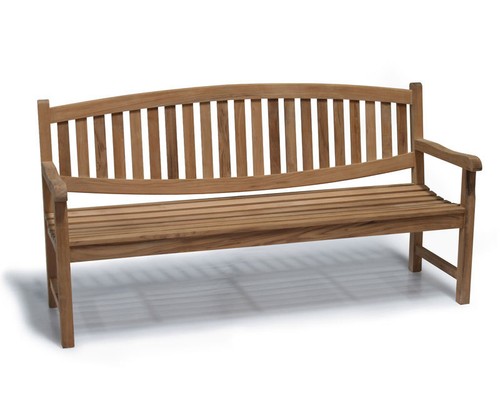 Teak outdoor seater - outdoor, bench
