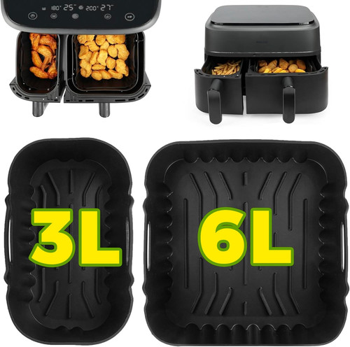 Silicone air fryer liners - fryer, for