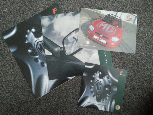 Car brochures literature - mg,
