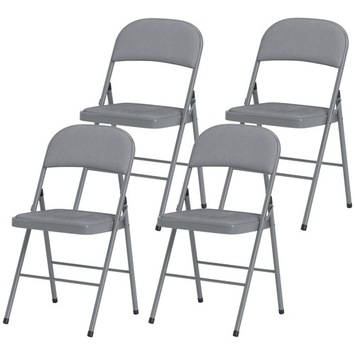 Homcom folding chairs - homcom, set