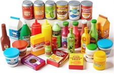 JOYIN 30Pcs Play Food Grocery