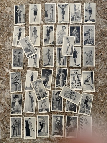 Vintage cigarette cards - cigarette,