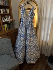 Sherri Hill Blue And White