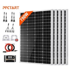 750W 12V Solar Panel Kit