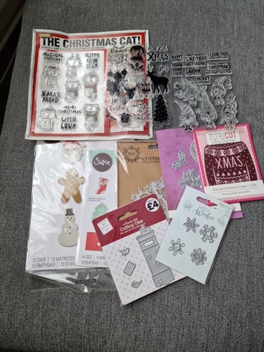 Card making stamps cutting - card, &