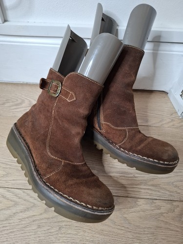 Brown fly london - suede, boots