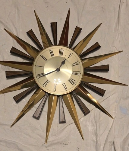 Metamec starburst clock - metamec,