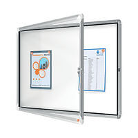 Nobo Premium Plus Outdoor Magnetic Lockable Notice Board 8xA4 1902579