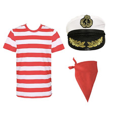 Sailor Costume Red Striped