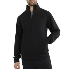 Nautica Mens Track Jacket Cubert Full Zip Top Black