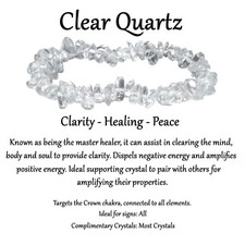 Natural Chip Bead Crystal Healing Chakra Gemstone Bracelet Protection Gem Stone