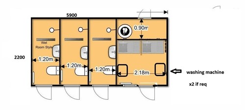 Campsite shower blocks - campsite,