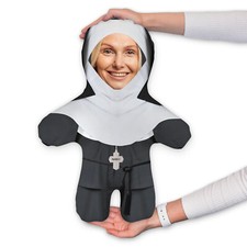 Nun | Personalised Mini Me™ | Photo Doll | Face Teddy | Funny Photo Gift