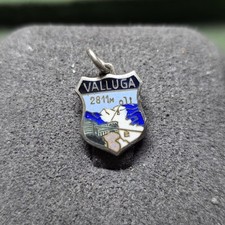 Silver 900 Travel Shield Charm