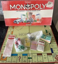 Monopoly Property Trading Board Game Vintage Waddingtons 1995 Complete