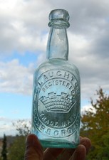 glass bottle : lovely old  Claughton of Scarborough.....