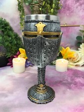 Knight Helmet Goblet Templar
