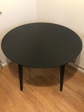 John Lewis Iona Dark Dining Table, Seats up to 4, Solid Oak and Oak Veneers