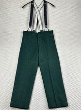 Vtg Wool Pants Men 34x30 Green