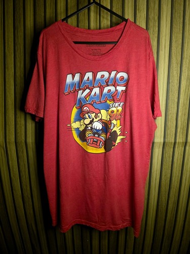 Mario kart graphic shirt red - mario,