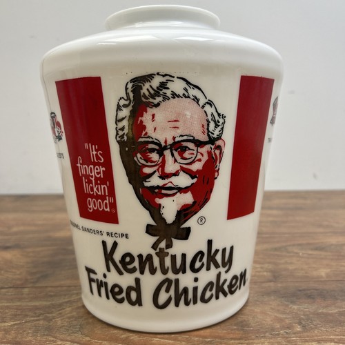 Vintage 1969 kfc milk glass - 1969,