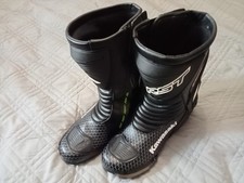 Mint RST Kawasaki Turin Tractech Evo 3 Motorcycle Boots UK 12 Eu47 Rrp £152.95