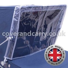 Pram rain and wind shield for