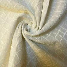White 100% Cotton Broderie