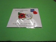 DERBY COUNTY  2020  POPPY BADGE OFFICIAL ROYAL BRITISH LEGION ISSUE  *RARE*