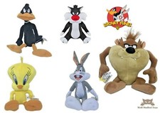 Looney Tunes Plush Soft Toys - Bugs Bunny - Taz - Daffy Duck Tweety Pie Official