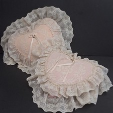 TWO Heart Shaped Lace with