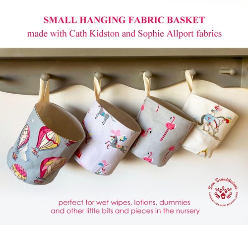 Hanging storage basket nursery - storage,