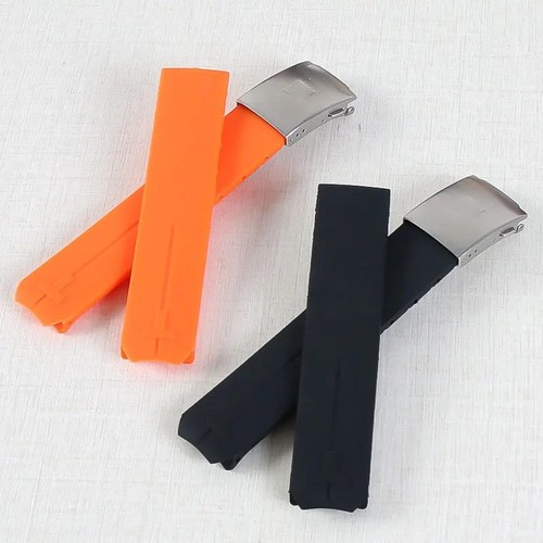 20mm silicone watch band strap - silicone,