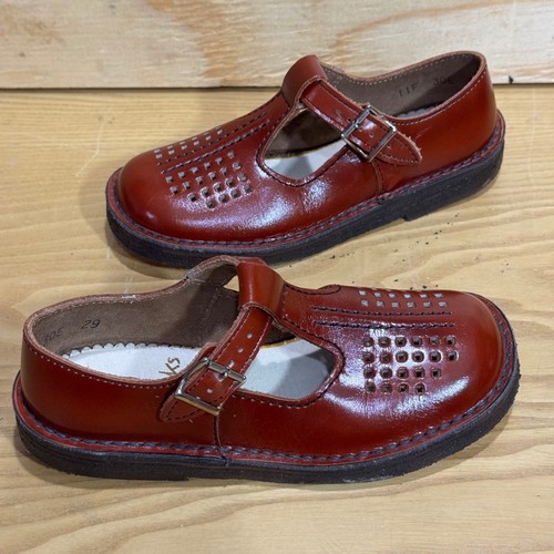 Vintage clarks leather bar - clarks, t-bar