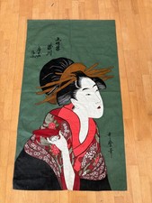 NOREN Japanese Door / Wall hanging / Curtain Ukiyo-e repro