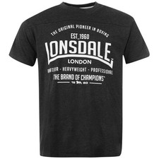 LONSDALE LOGO CHARCOAL GREY