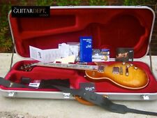 ♚SUPERB♚2017 GIBSON LES PAUL TRADITIONAL HP♚HONEYBURST AAA♚Mother Pearl♚Standard