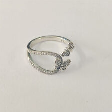 Butterfly Open Ring Silver Pandora Sparkling